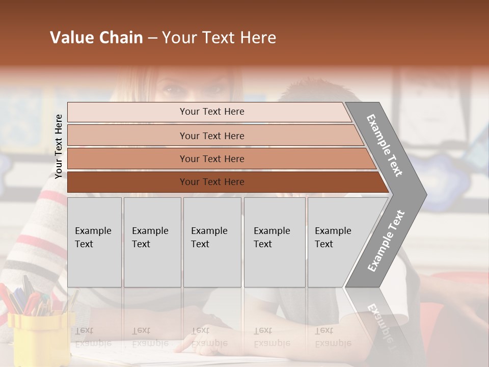 Studying Literate Class PowerPoint Template