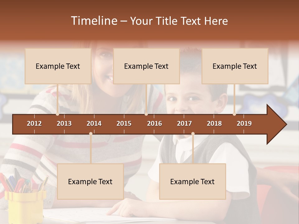 Studying Literate Class PowerPoint Template