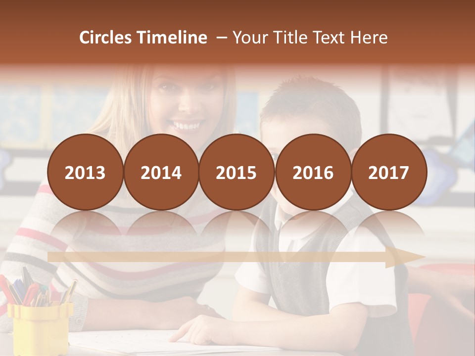Studying Literate Class PowerPoint Template