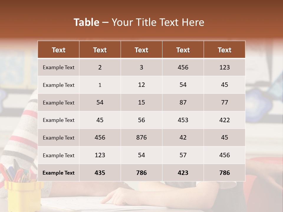 Studying Literate Class PowerPoint Template