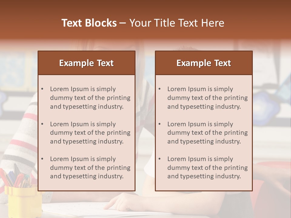 Studying Literate Class PowerPoint Template