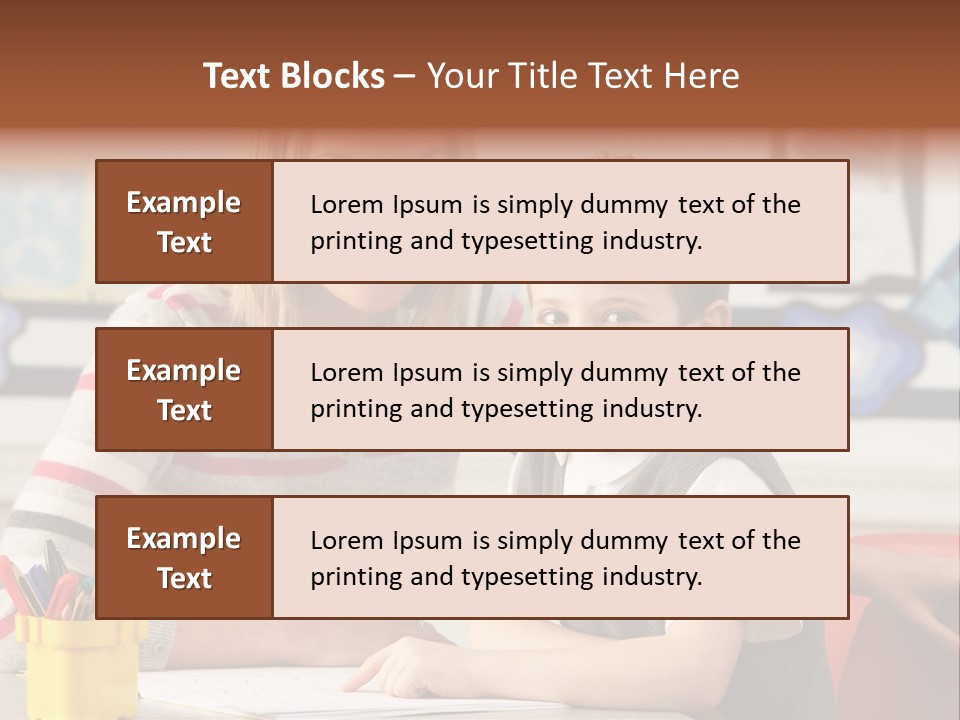 Studying Literate Class PowerPoint Template