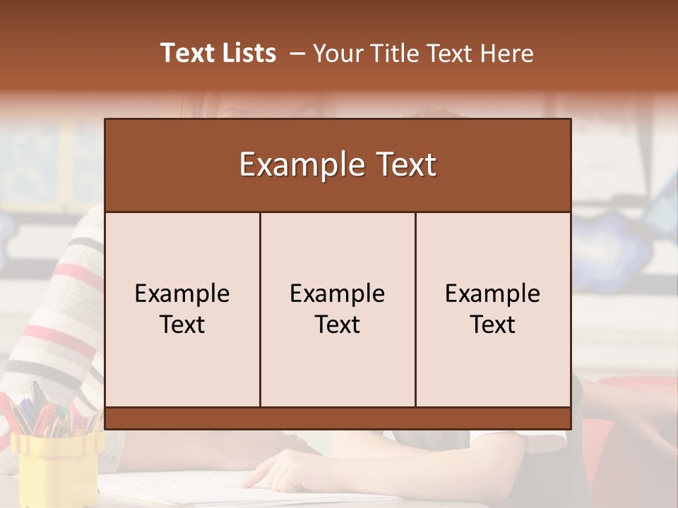 Studying Literate Class PowerPoint Template