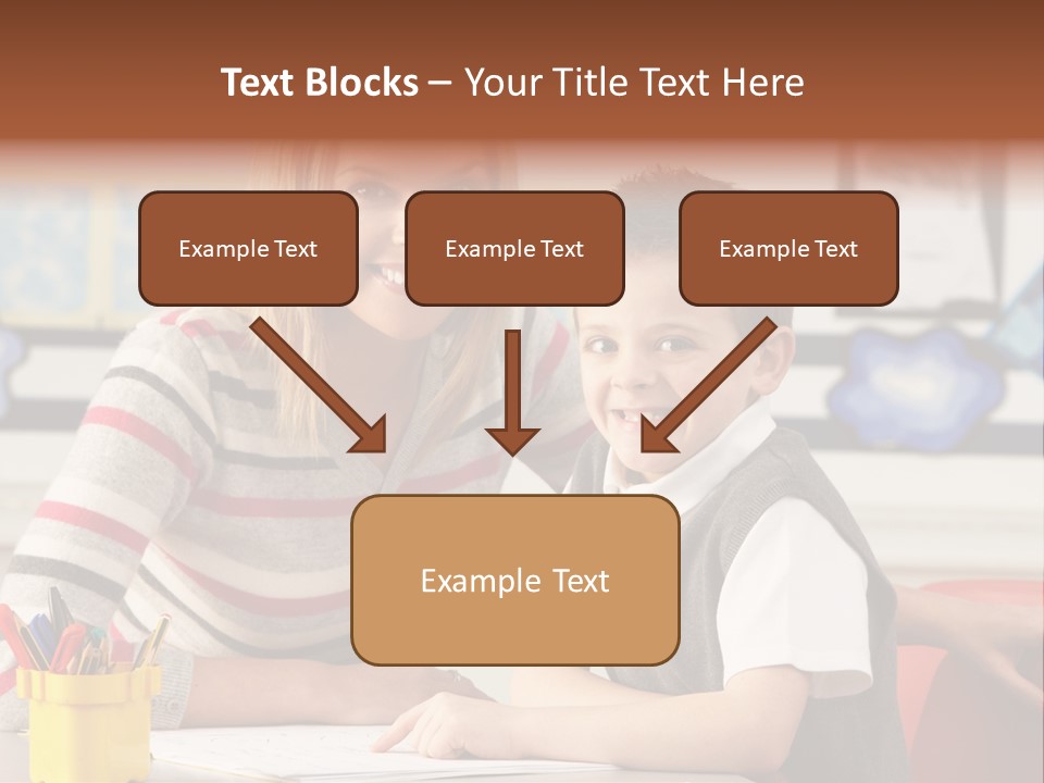 Studying Literate Class PowerPoint Template