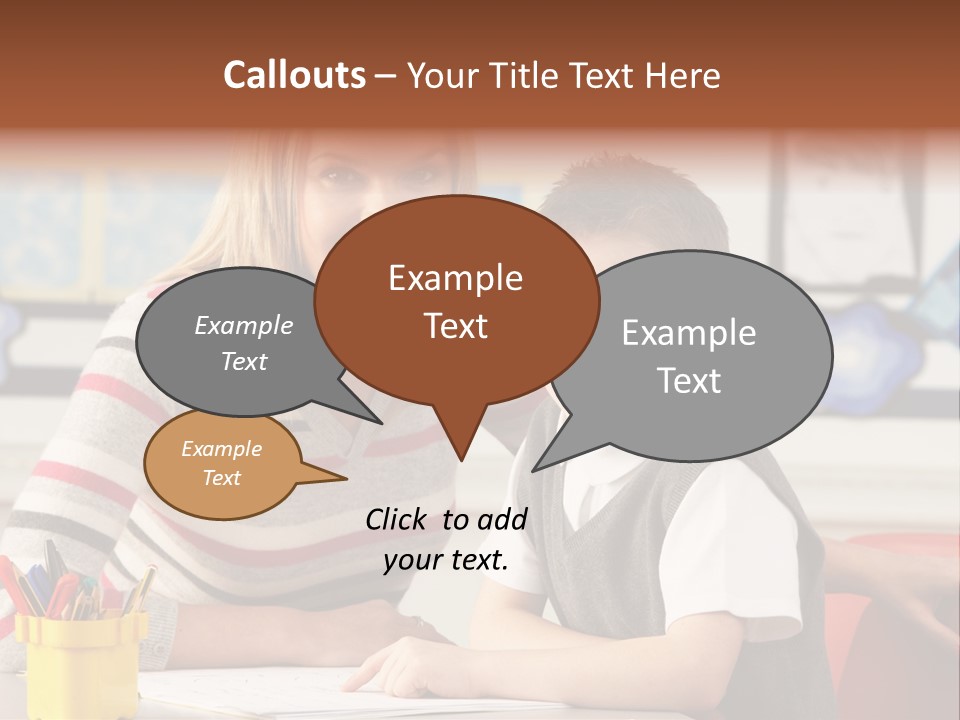 Studying Literate Class PowerPoint Template