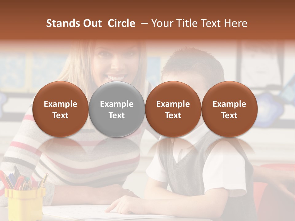 Studying Literate Class PowerPoint Template