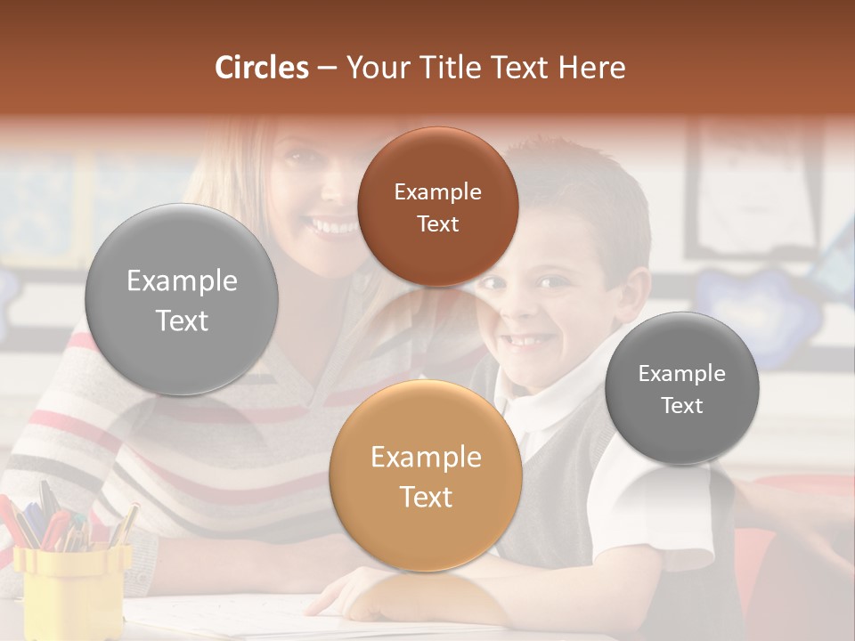 Studying Literate Class PowerPoint Template