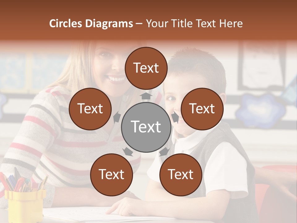 Studying Literate Class PowerPoint Template