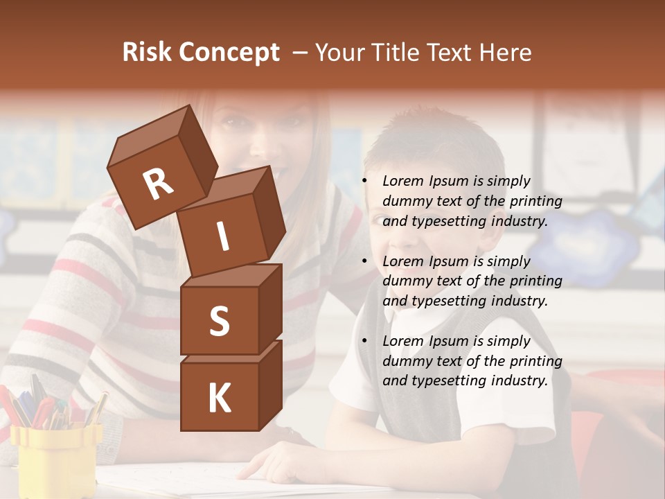 Studying Literate Class PowerPoint Template