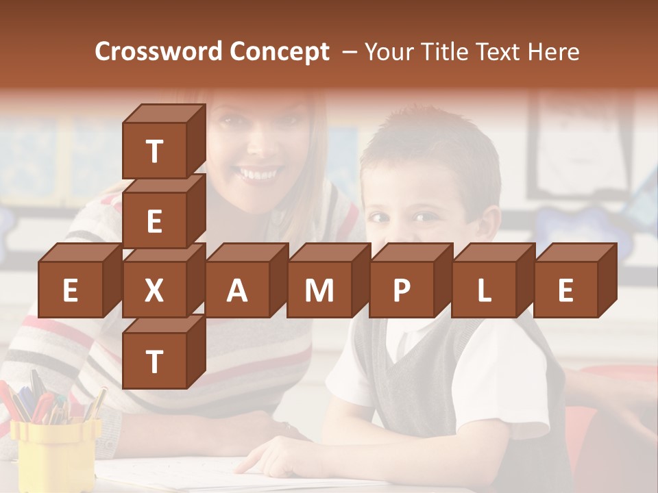 Studying Literate Class PowerPoint Template