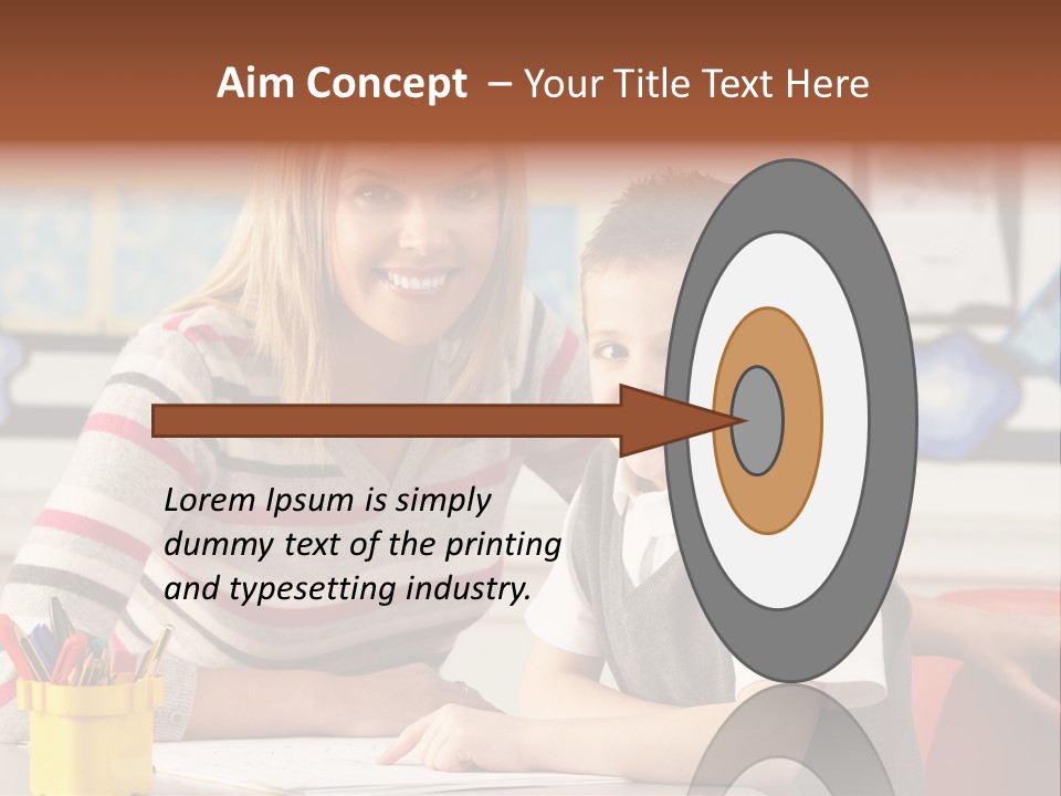 Studying Literate Class PowerPoint Template