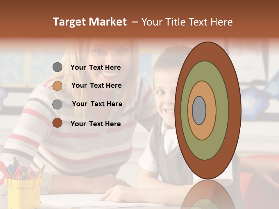 Studying Literate Class PowerPoint Template