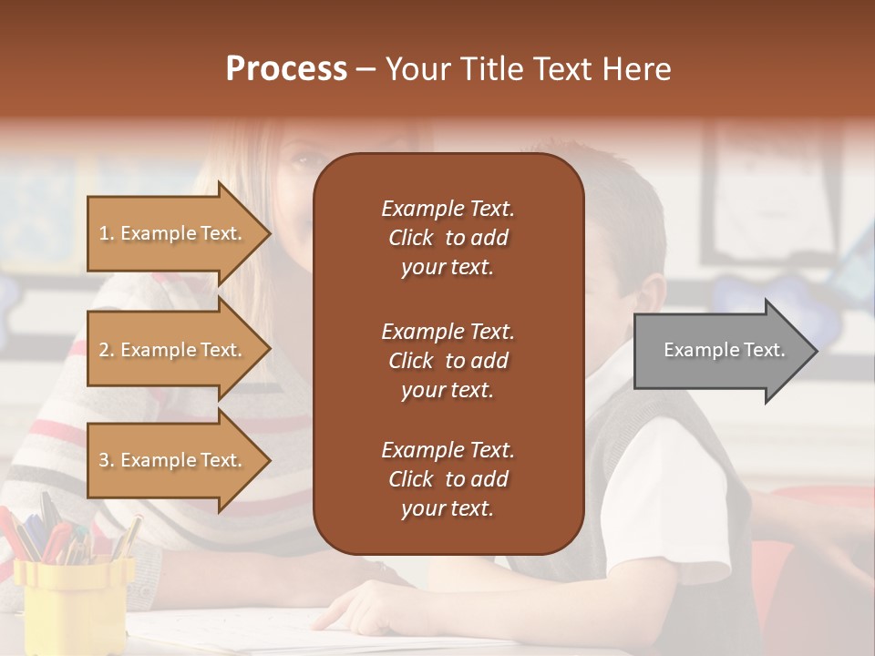Studying Literate Class PowerPoint Template