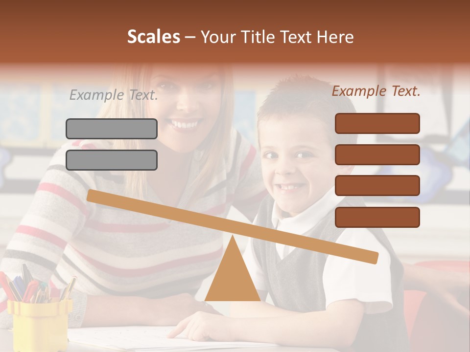 Studying Literate Class PowerPoint Template