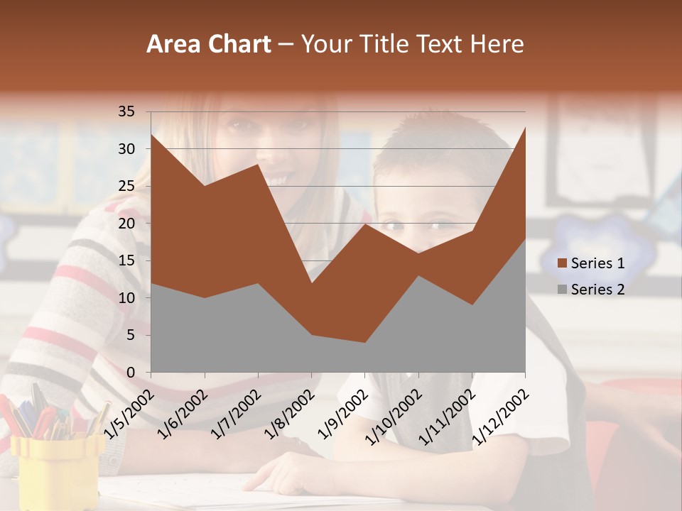 Studying Literate Class PowerPoint Template