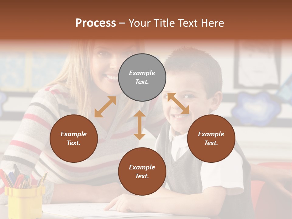 Studying Literate Class PowerPoint Template
