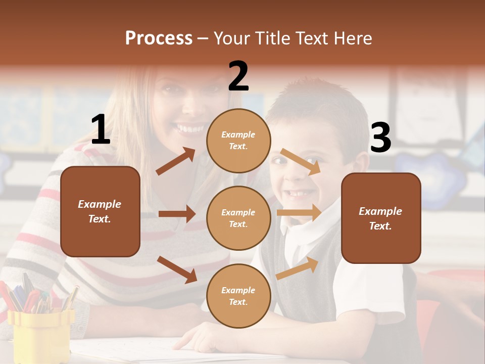 Studying Literate Class PowerPoint Template