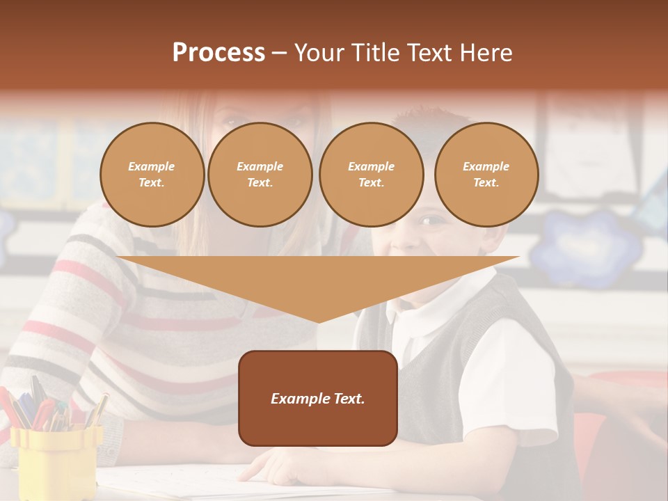 Studying Literate Class PowerPoint Template