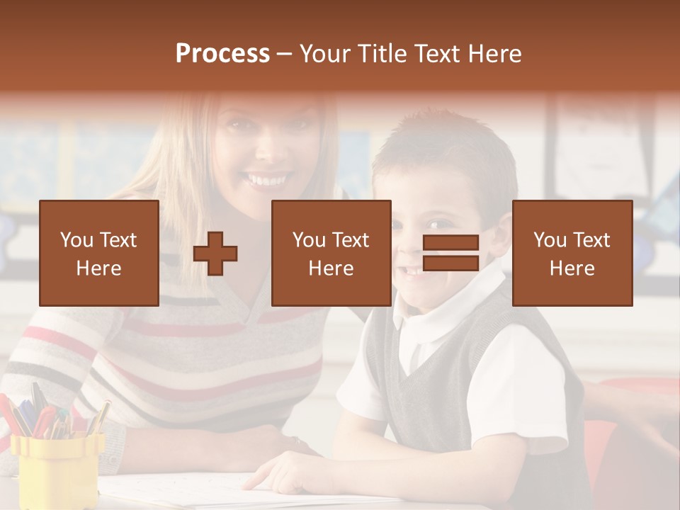 Studying Literate Class PowerPoint Template