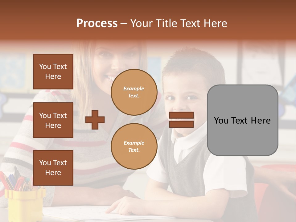 Studying Literate Class PowerPoint Template