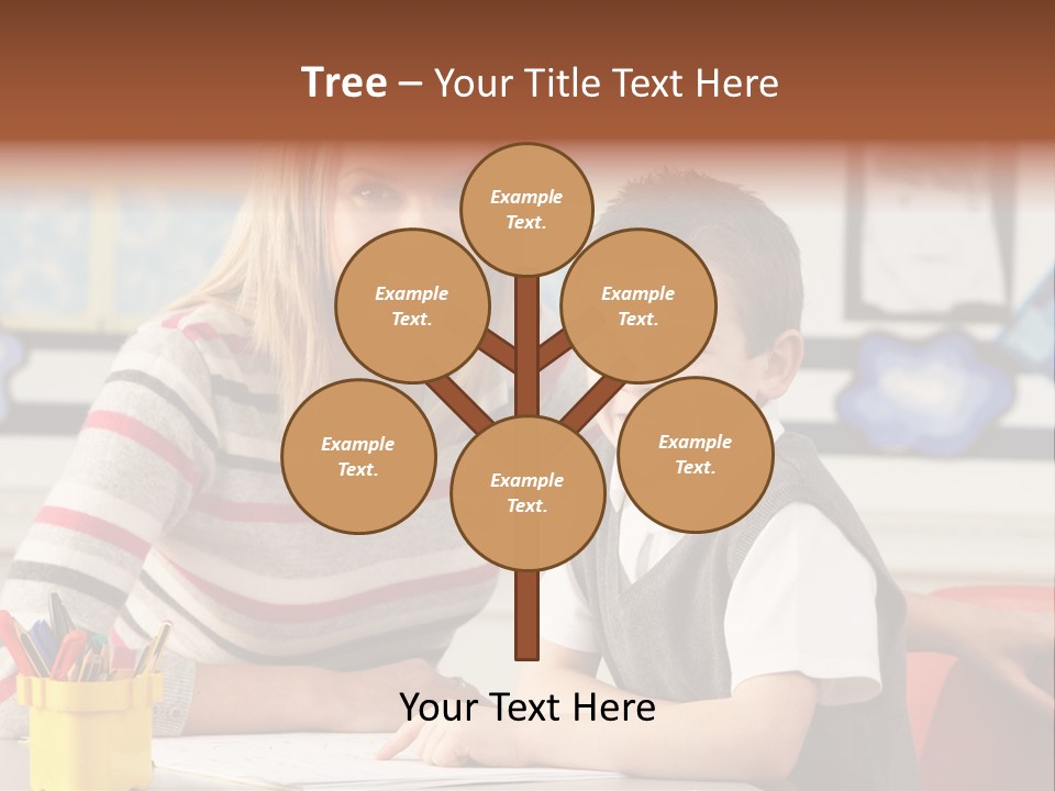 Studying Literate Class PowerPoint Template