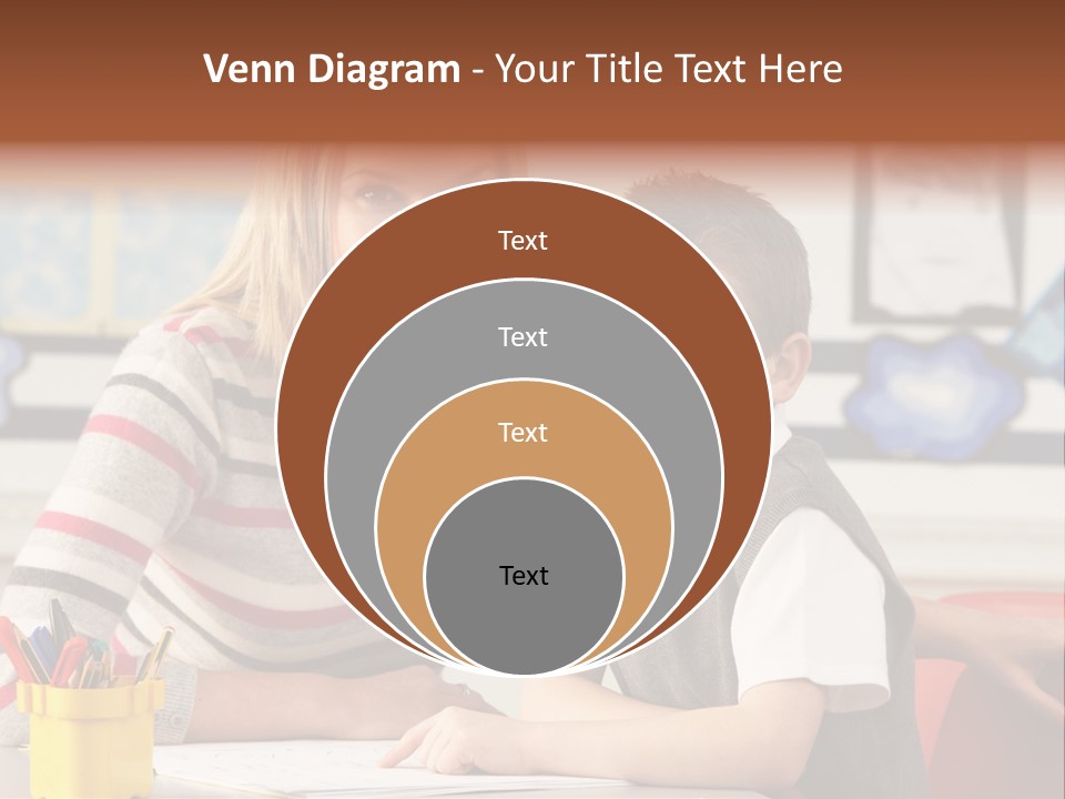 Studying Literate Class PowerPoint Template