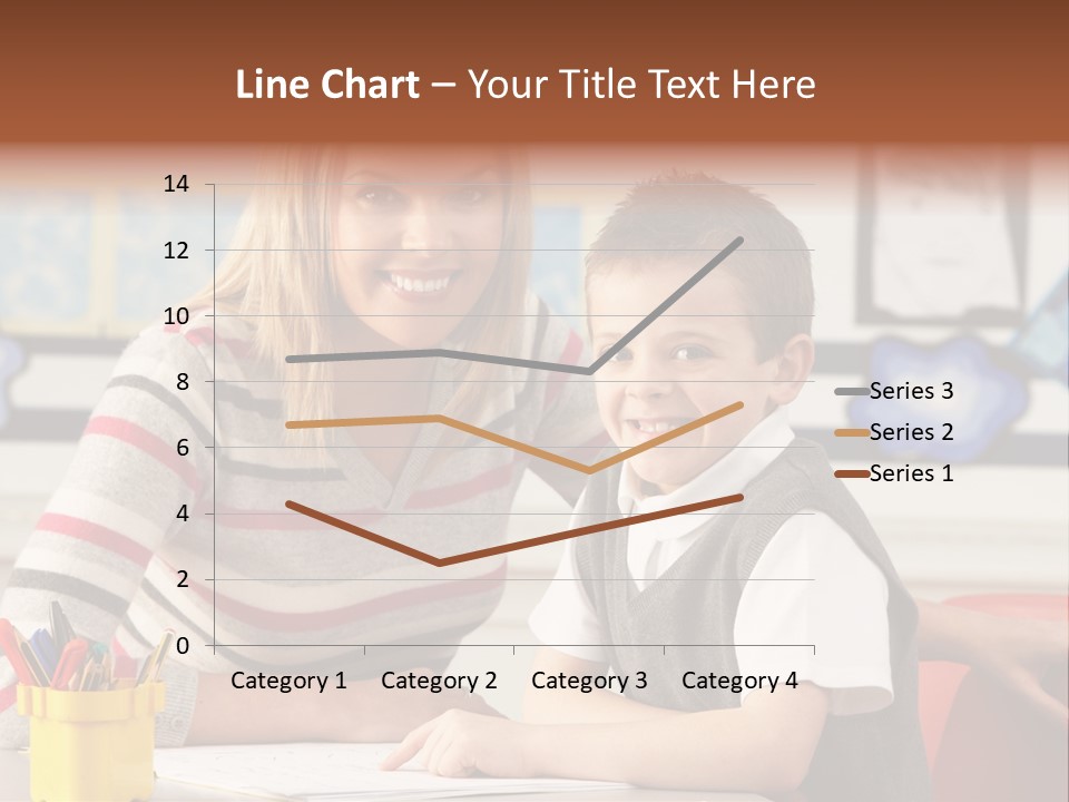 Studying Literate Class PowerPoint Template