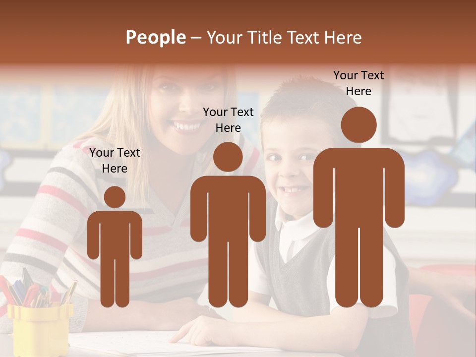 Studying Literate Class PowerPoint Template