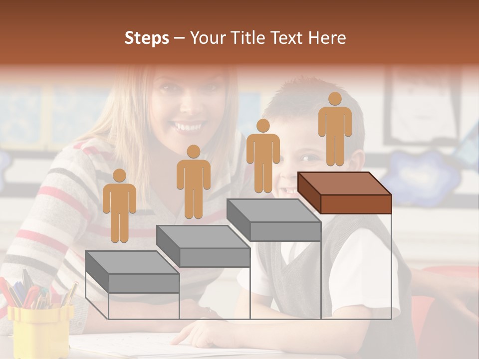 Studying Literate Class PowerPoint Template