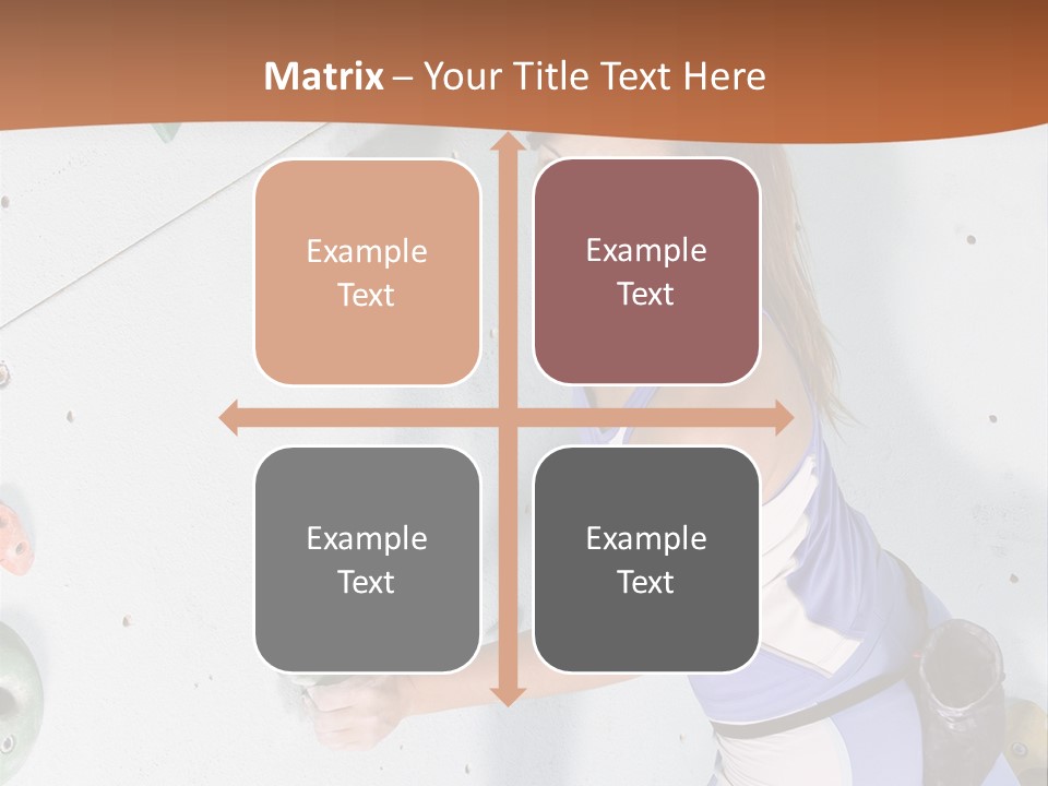 Girl Risk Wall PowerPoint Template