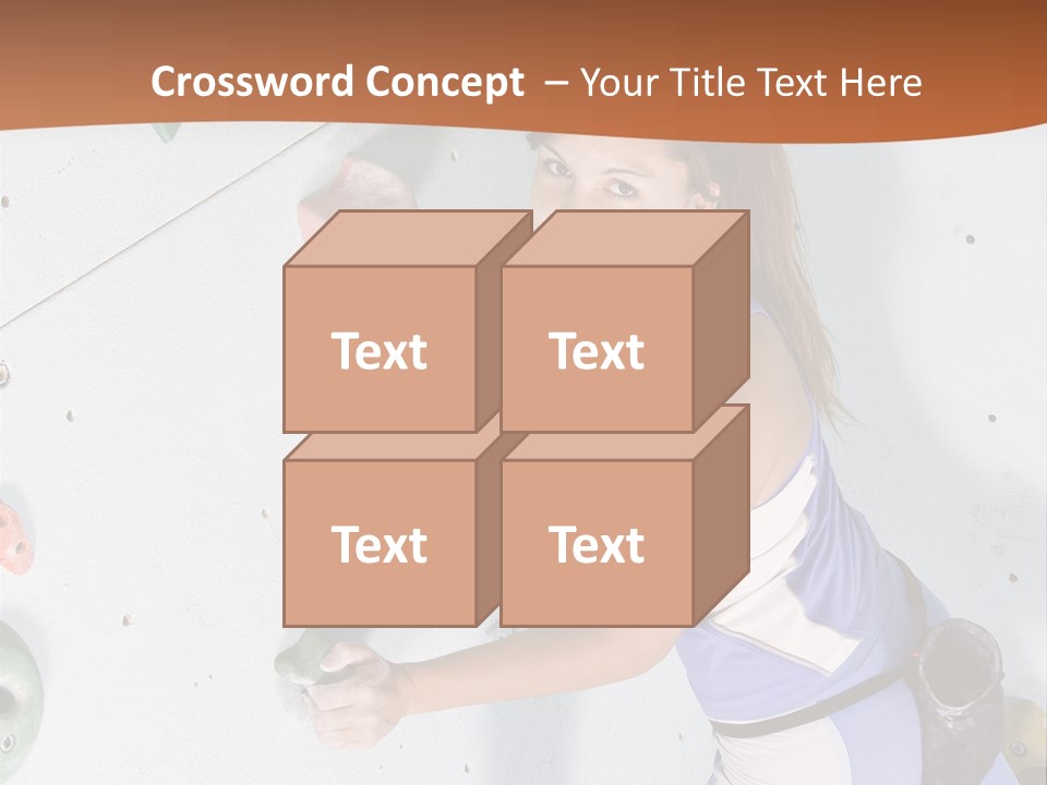 Girl Risk Wall PowerPoint Template