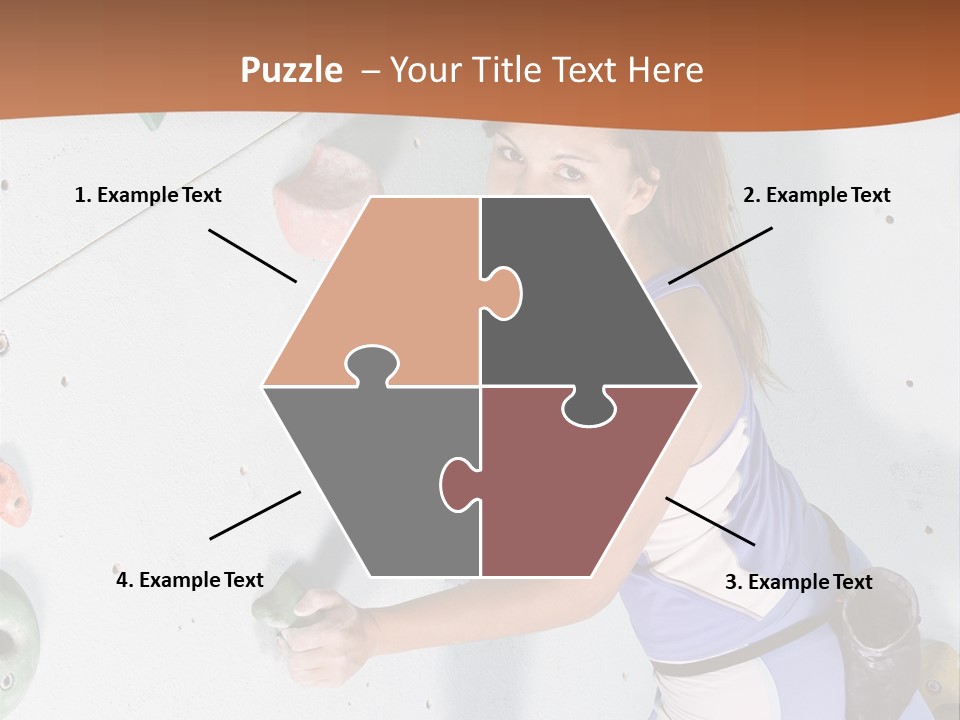 Girl Risk Wall PowerPoint Template