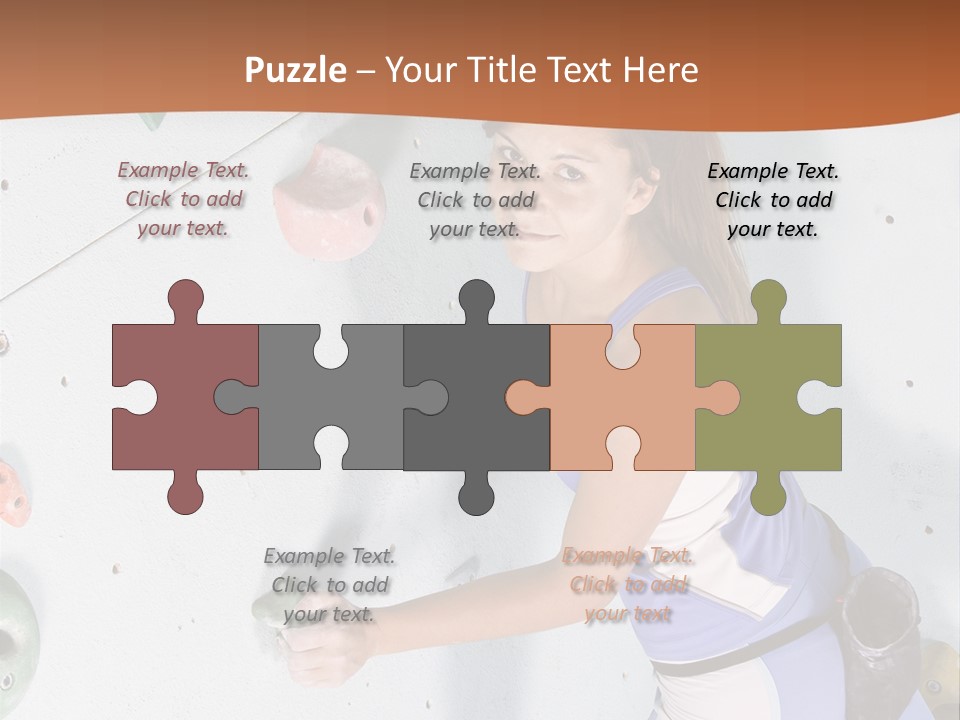 Girl Risk Wall PowerPoint Template