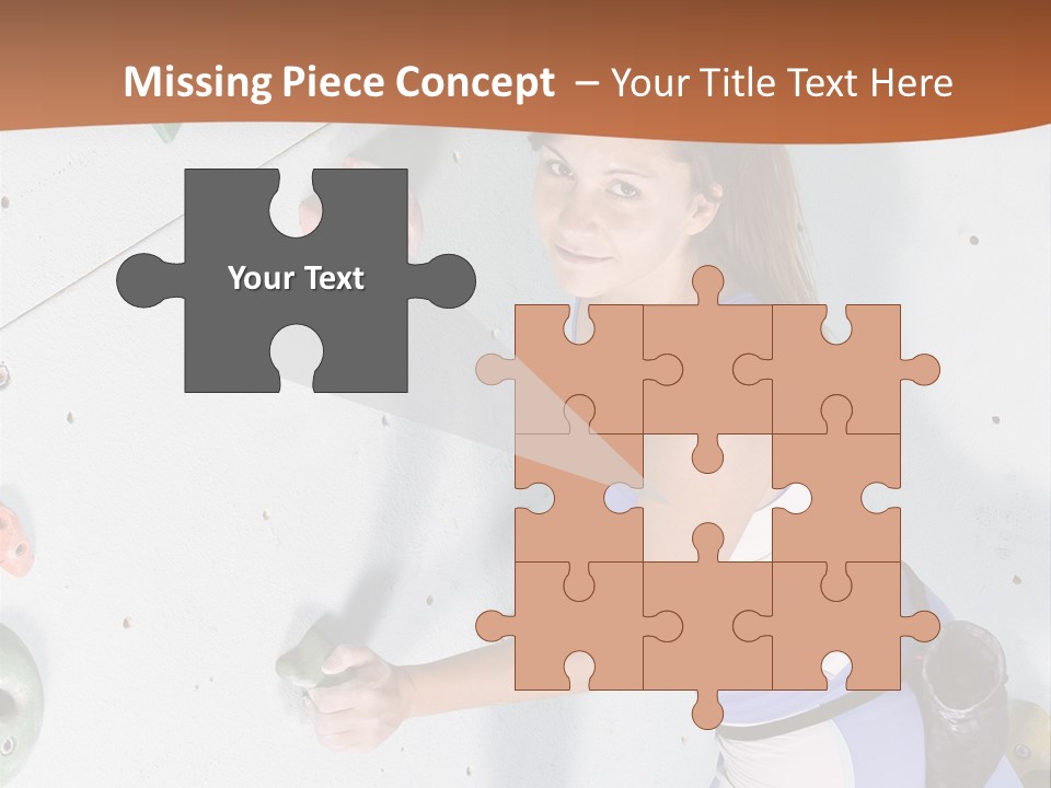 Girl Risk Wall PowerPoint Template