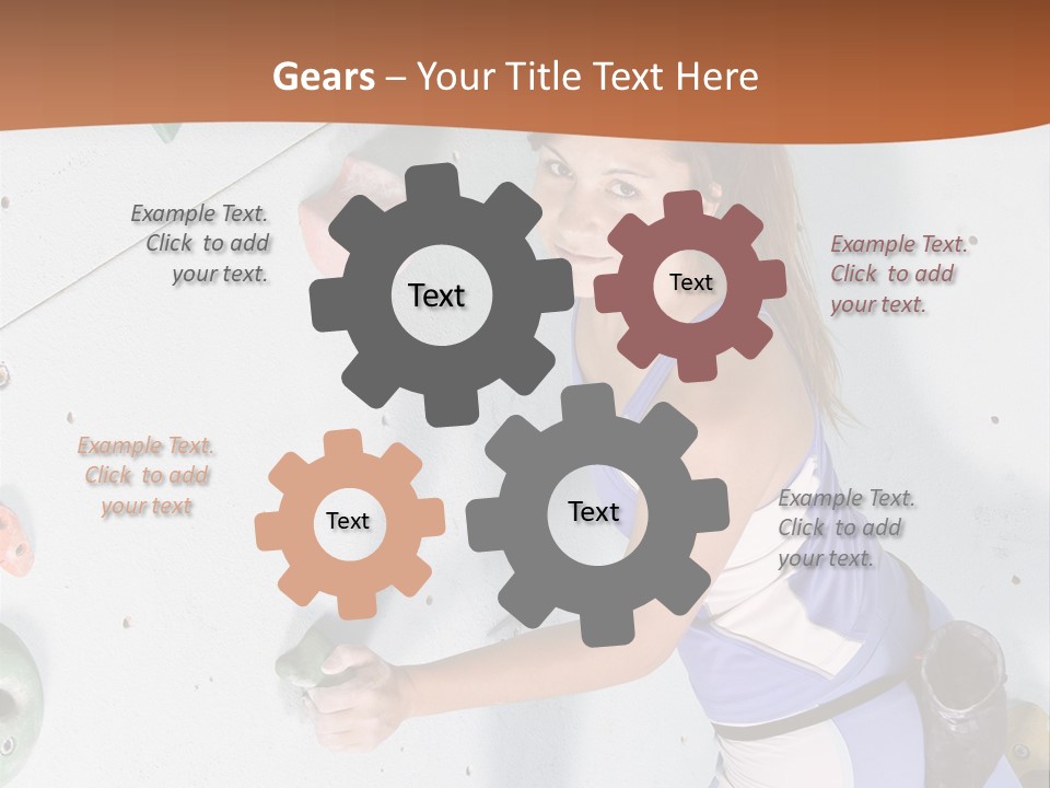 Girl Risk Wall PowerPoint Template