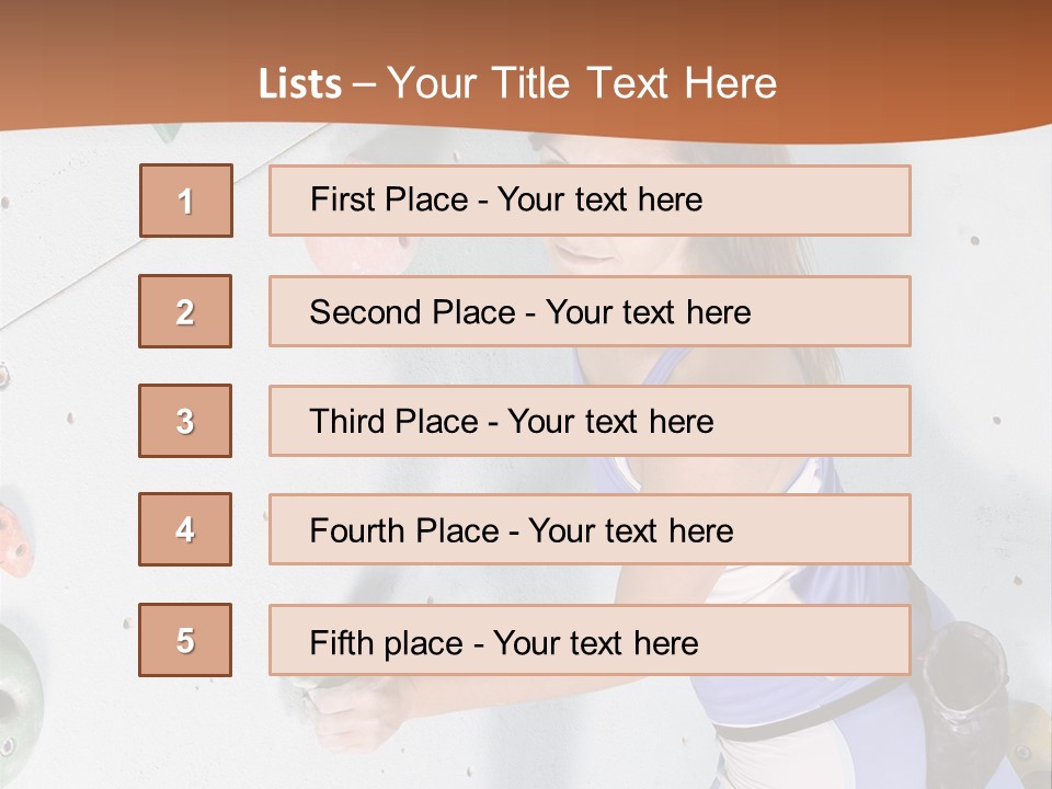 Girl Risk Wall PowerPoint Template