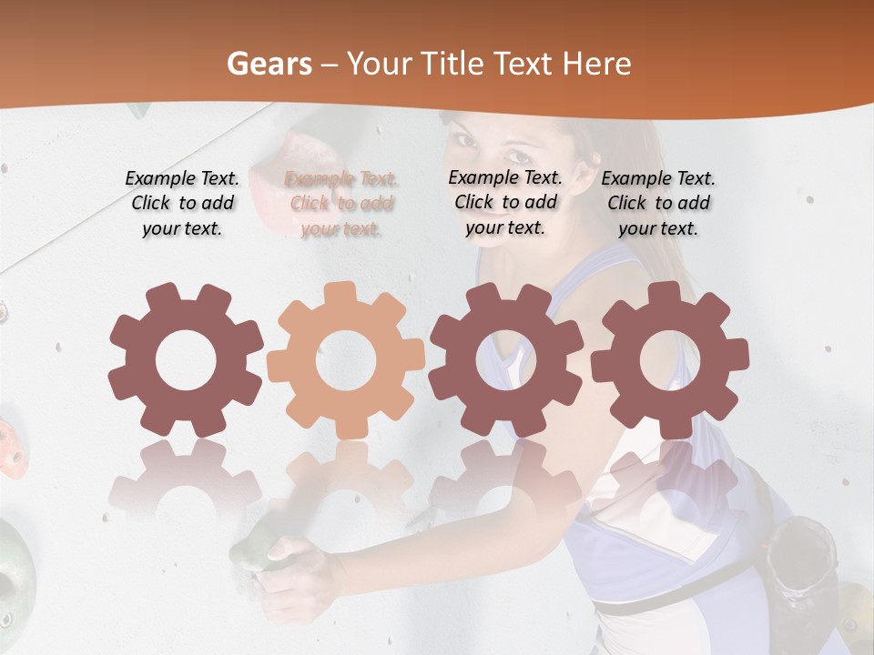 Girl Risk Wall PowerPoint Template