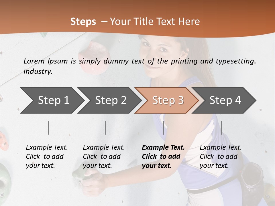 Girl Risk Wall PowerPoint Template