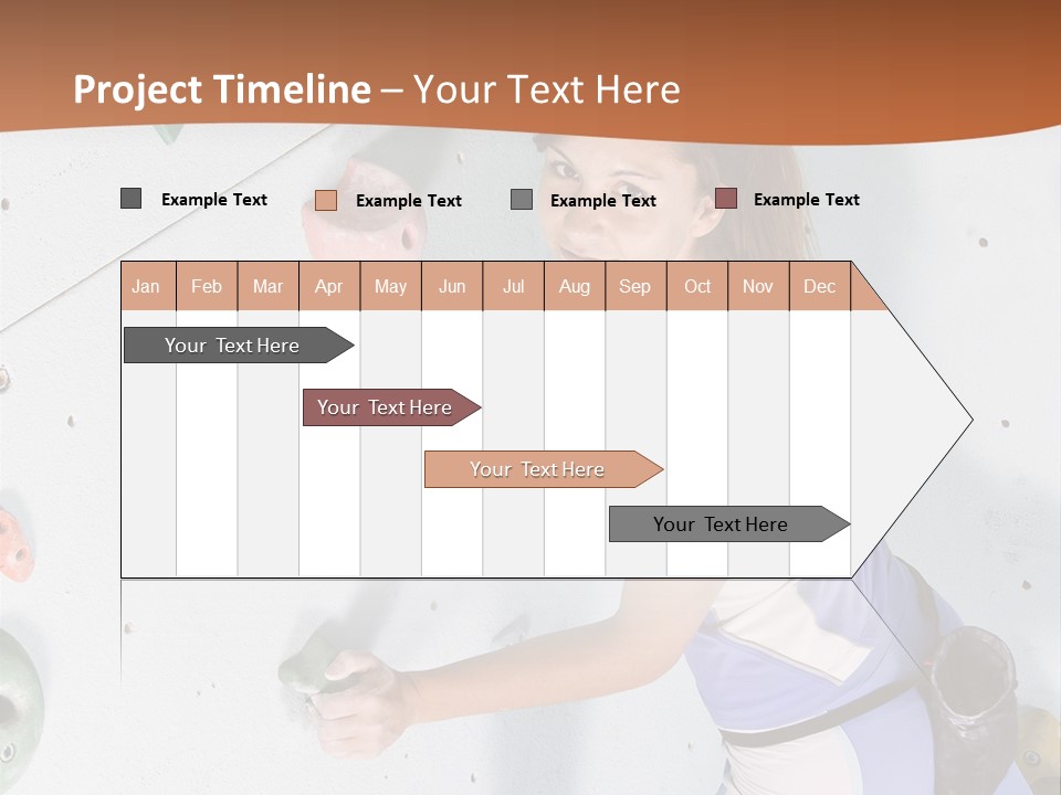 Girl Risk Wall PowerPoint Template