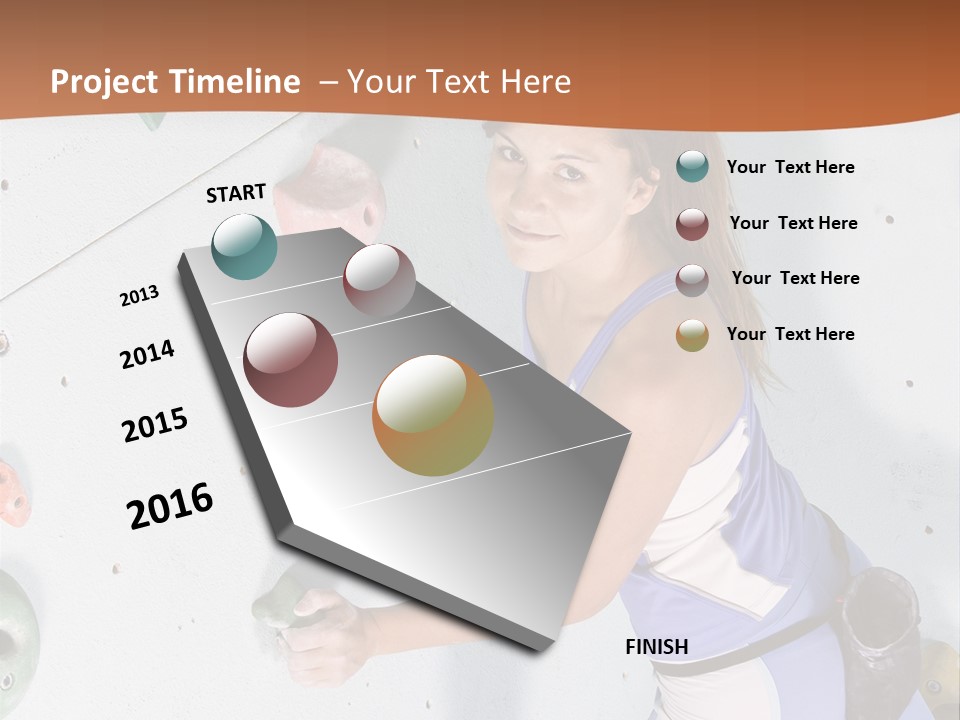 Girl Risk Wall PowerPoint Template