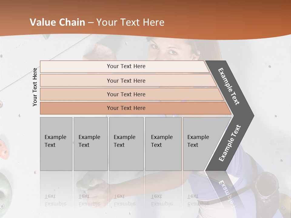 Girl Risk Wall PowerPoint Template