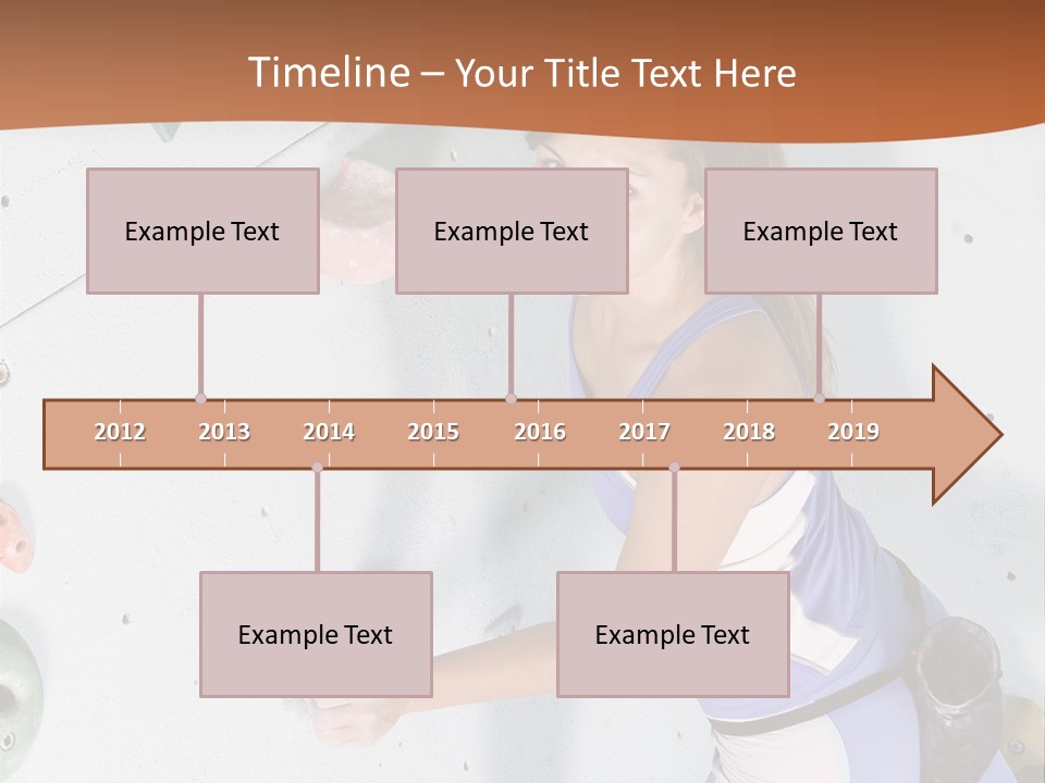 Girl Risk Wall PowerPoint Template