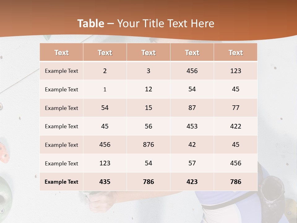 Girl Risk Wall PowerPoint Template