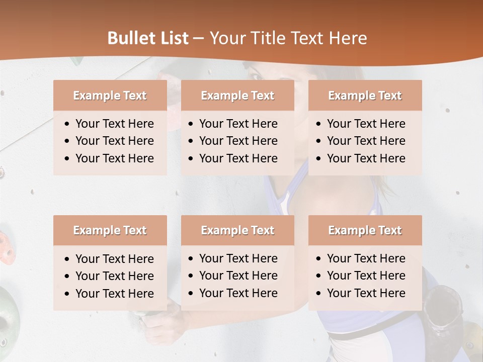 Girl Risk Wall PowerPoint Template