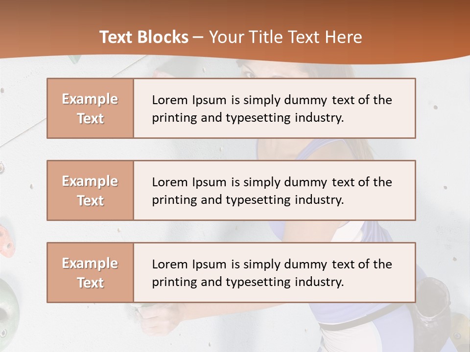 Girl Risk Wall PowerPoint Template