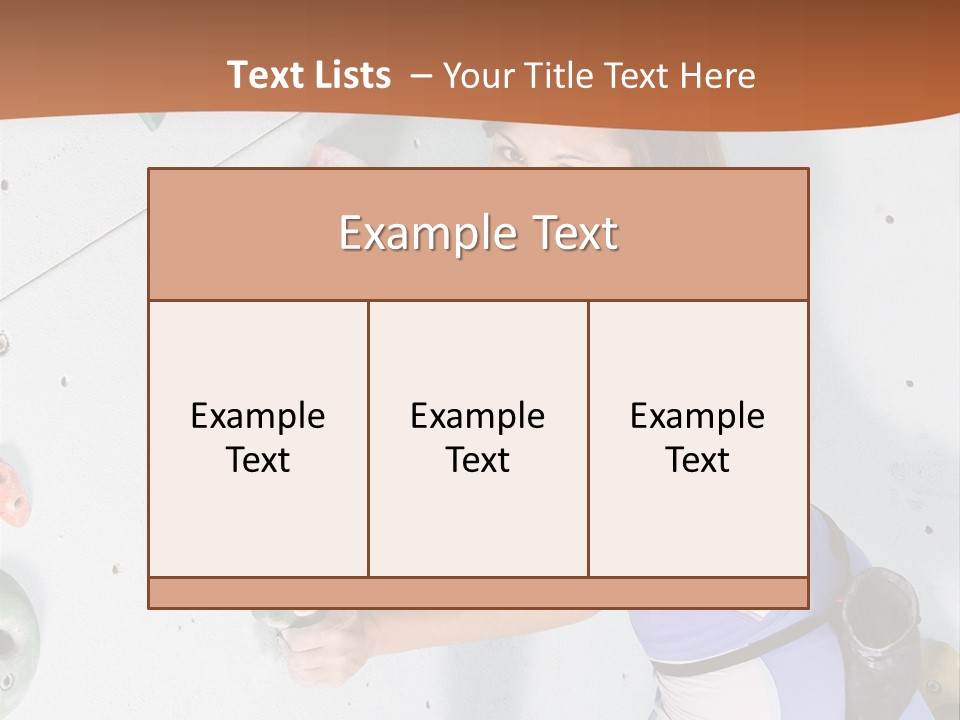 Girl Risk Wall PowerPoint Template