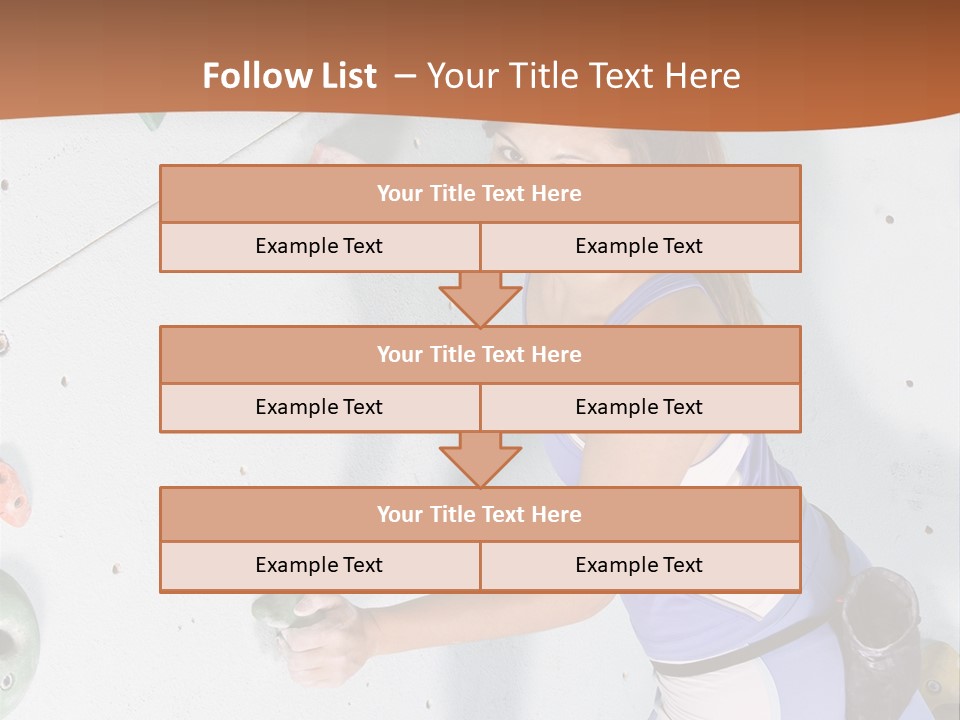 Girl Risk Wall PowerPoint Template