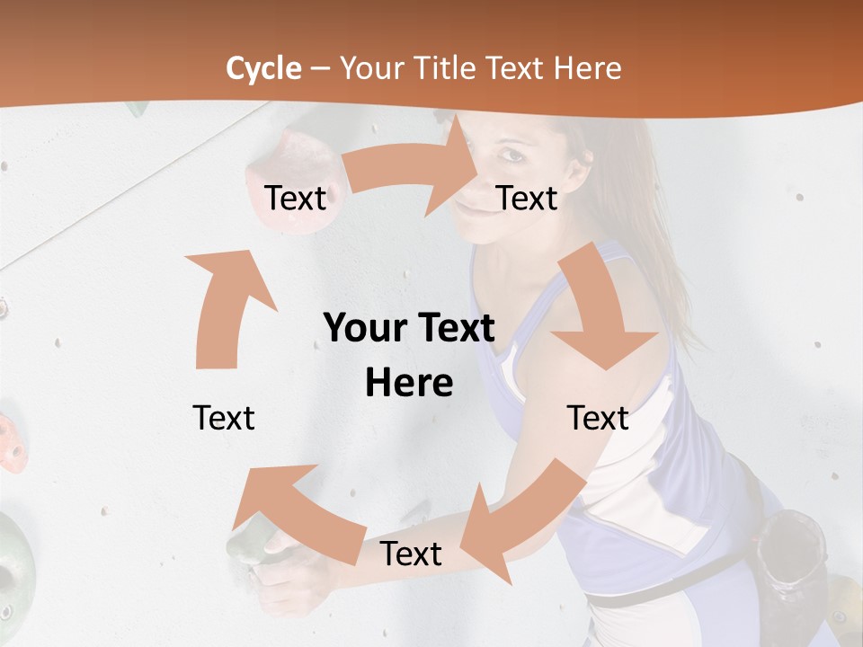 Girl Risk Wall PowerPoint Template