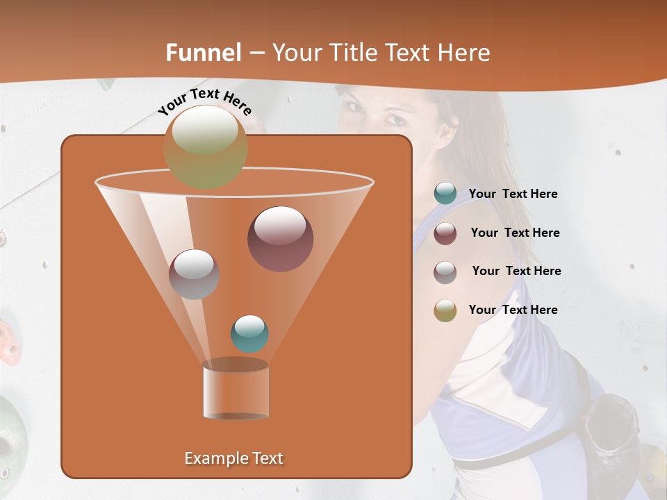 Girl Risk Wall PowerPoint Template