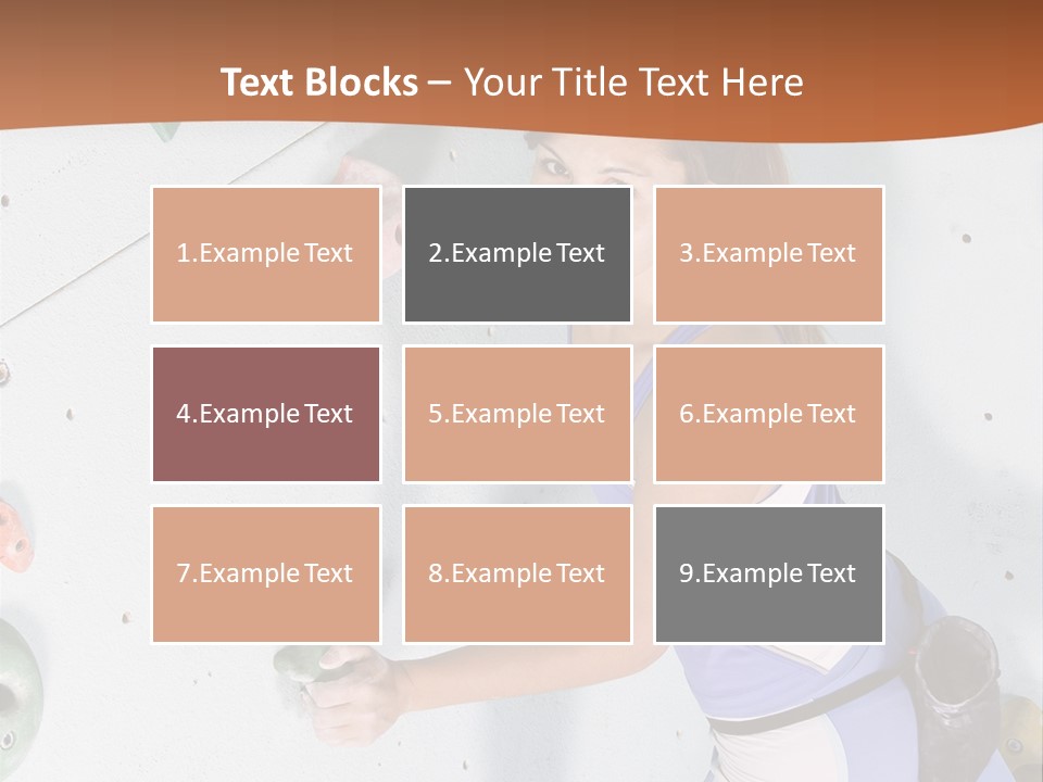 Girl Risk Wall PowerPoint Template